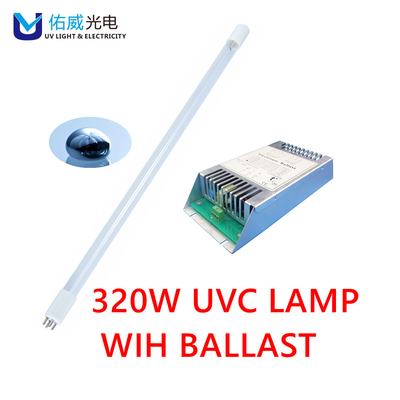 Balast G13 ile 320w 185nm Güç UVC Hafif Sanayi Koku Giderme