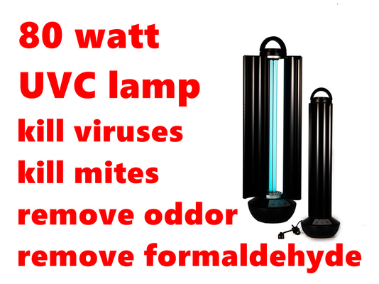 70w 80w UVC Sterilizatör hava dezenfeksiyon makinesi yüzey virüs öldürme