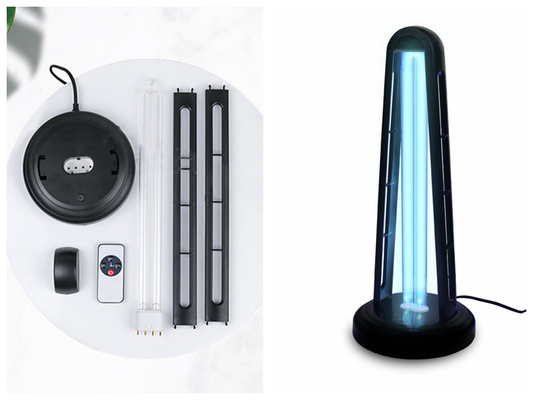 uzaktan kumanda ile çıkarılabilir ultraviyole uv masa lambası 38w