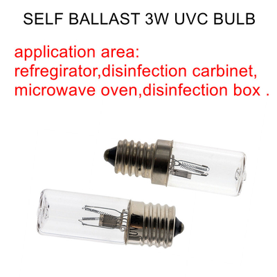 0.29A Güçlü UVC Ampul 4W Kendinden Balast UV Ozon Antiseptik Lamba