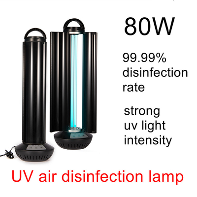 80w UV Dezenfeksiyon Sterilizatörü büyük oda ozon O3 185nm kokuyu giderir