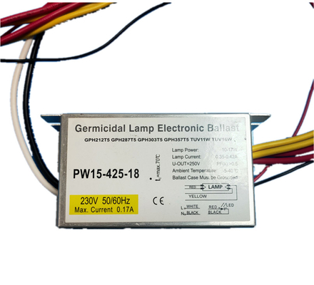 15w Demir UV Lamba Elektronik Balast 220v - UVC Dezenfeksiyonu için 240v