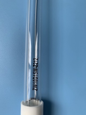 Kuvars 10W 212mm Atık Gaz UV Işık Tüpleri Mite UVC Dezenfeksiyon Lambasını Öldür
